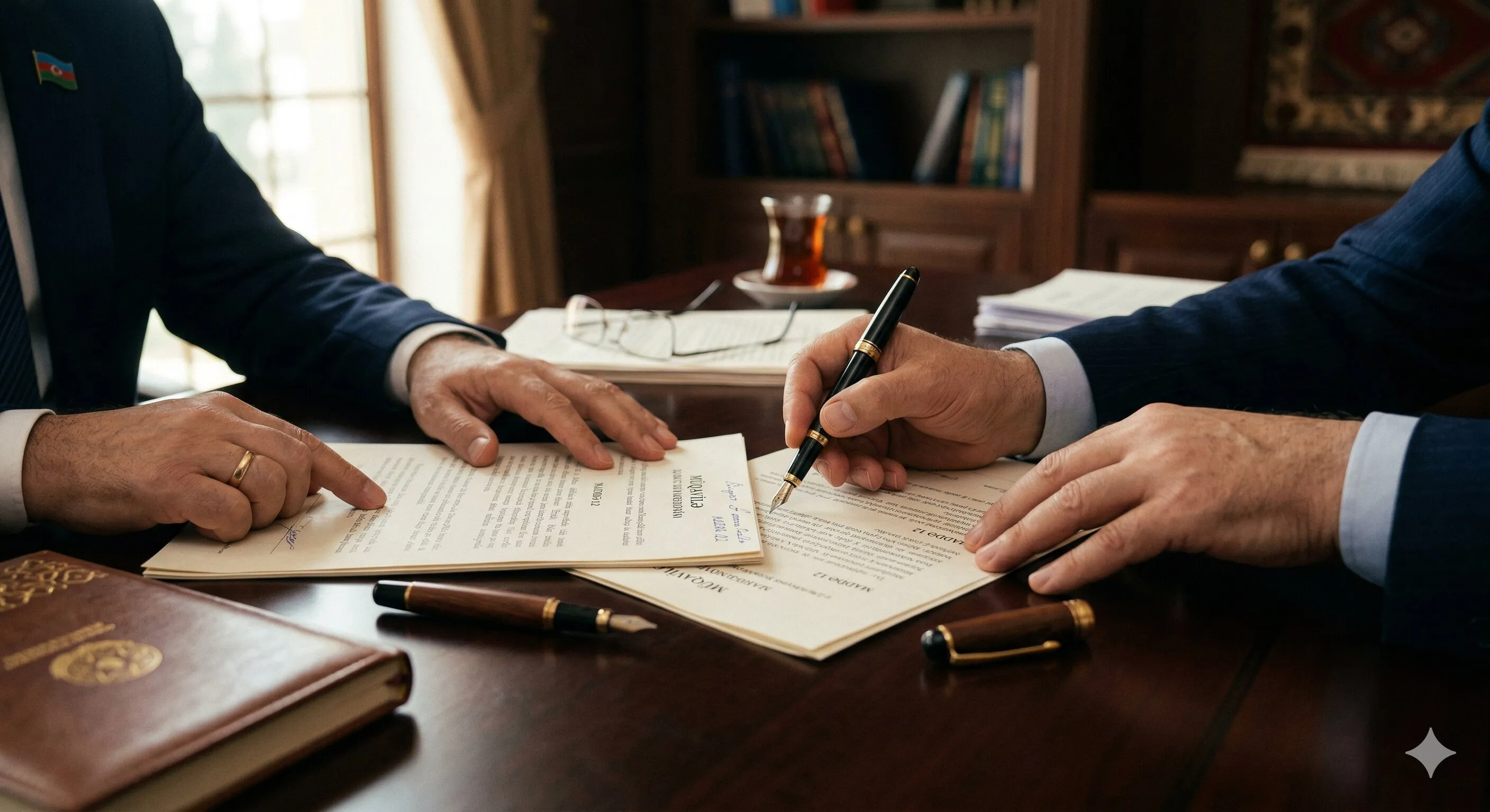 Masada sənədləri nəzərdən keçirən mütəxəssis