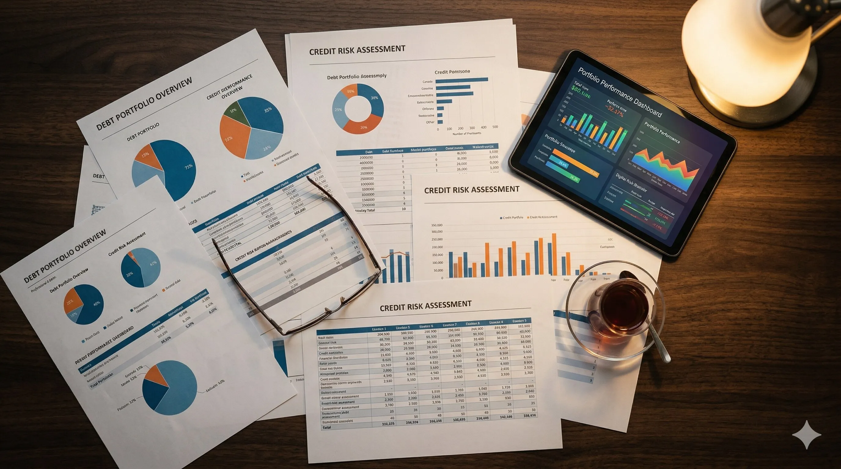 Maliyyə məlumatlarının analitik paneli